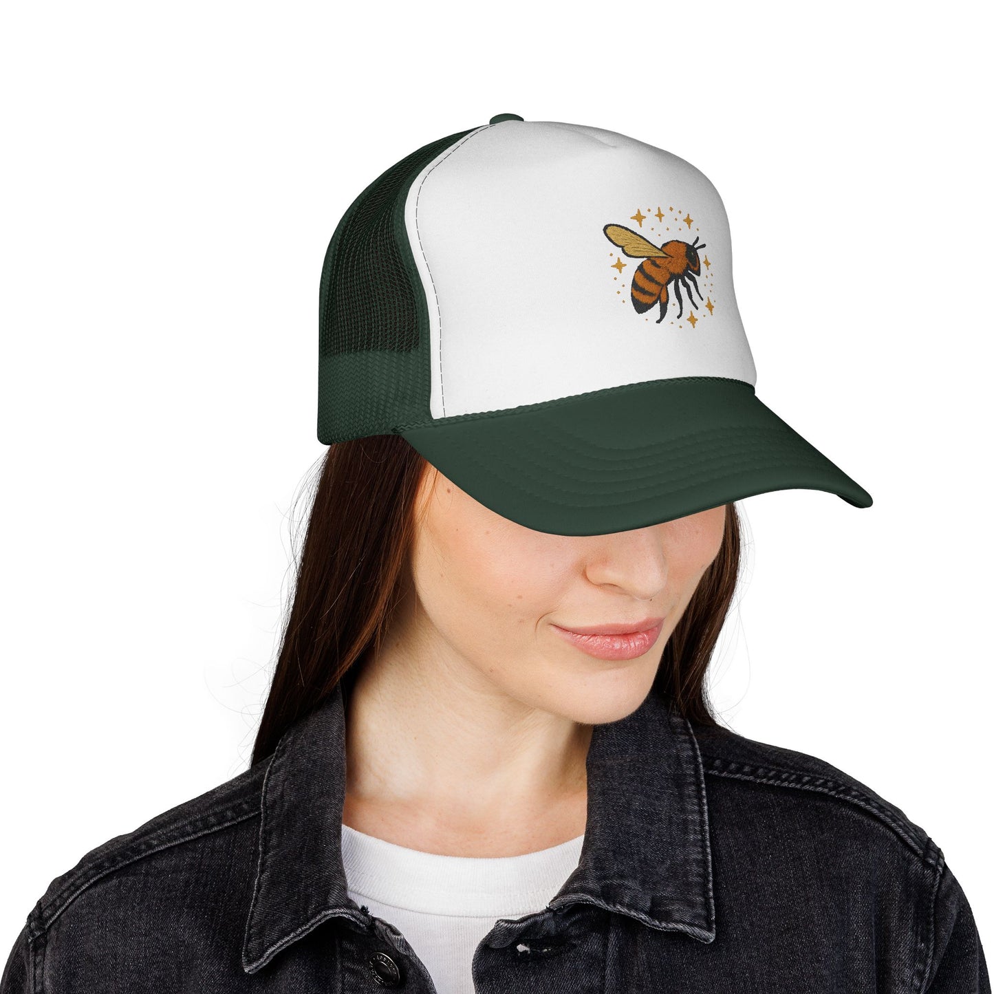 Trucker hat with the worlds best bee