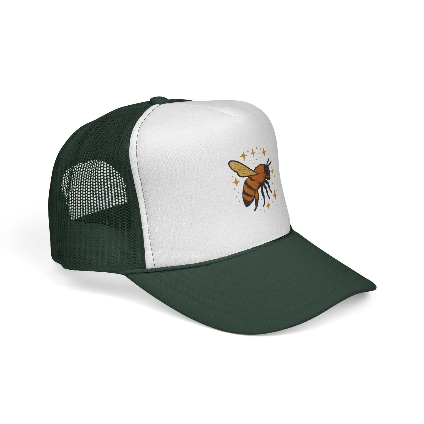 Trucker hat with the worlds best bee