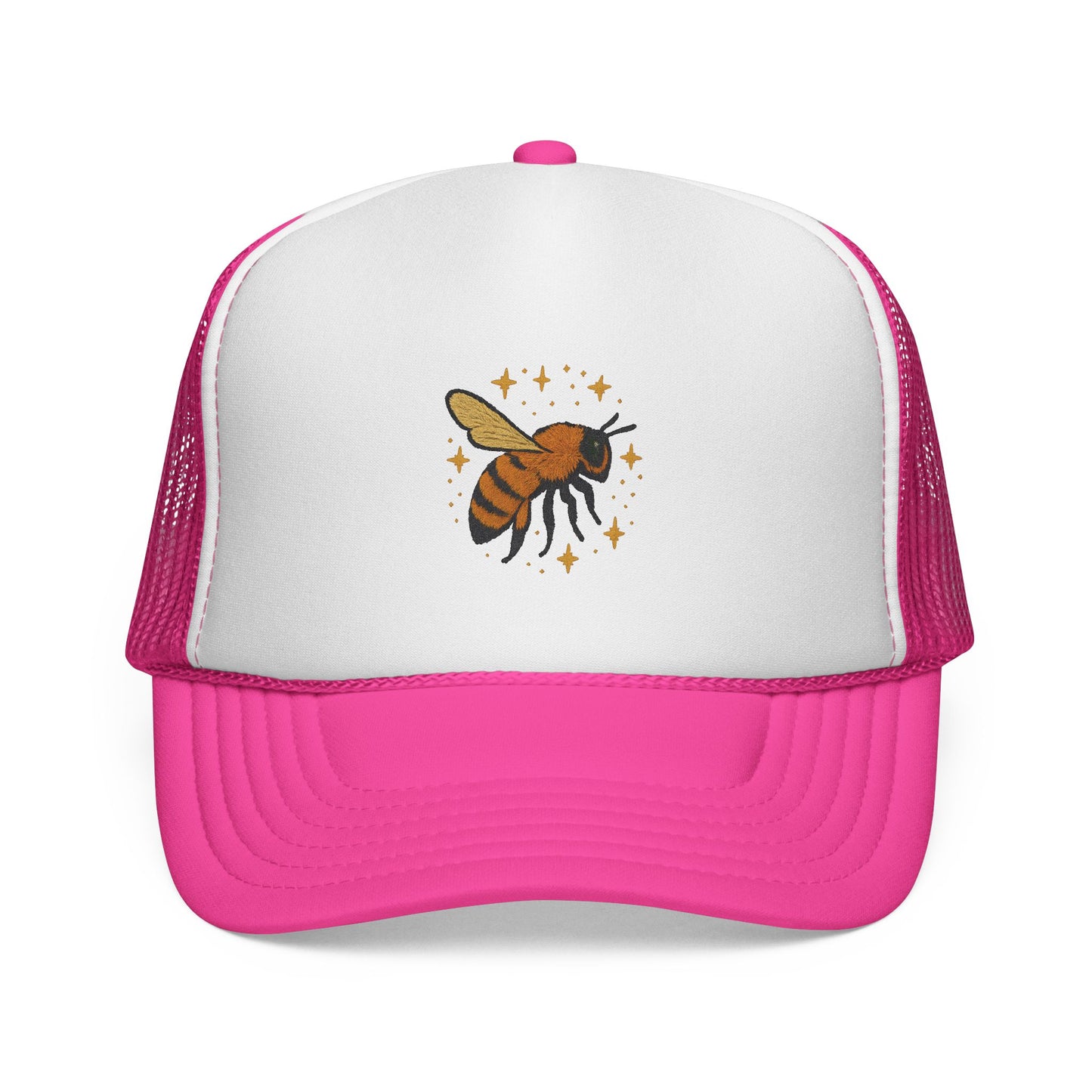 Trucker hat with the worlds best bee