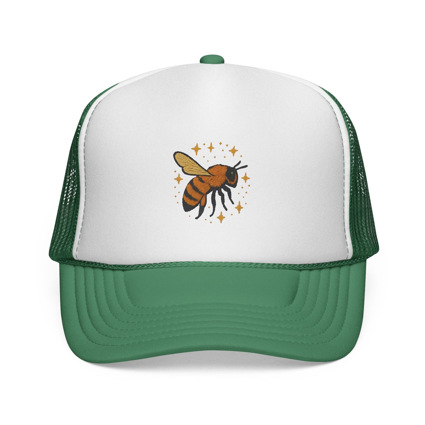Trucker hat with the worlds best bee