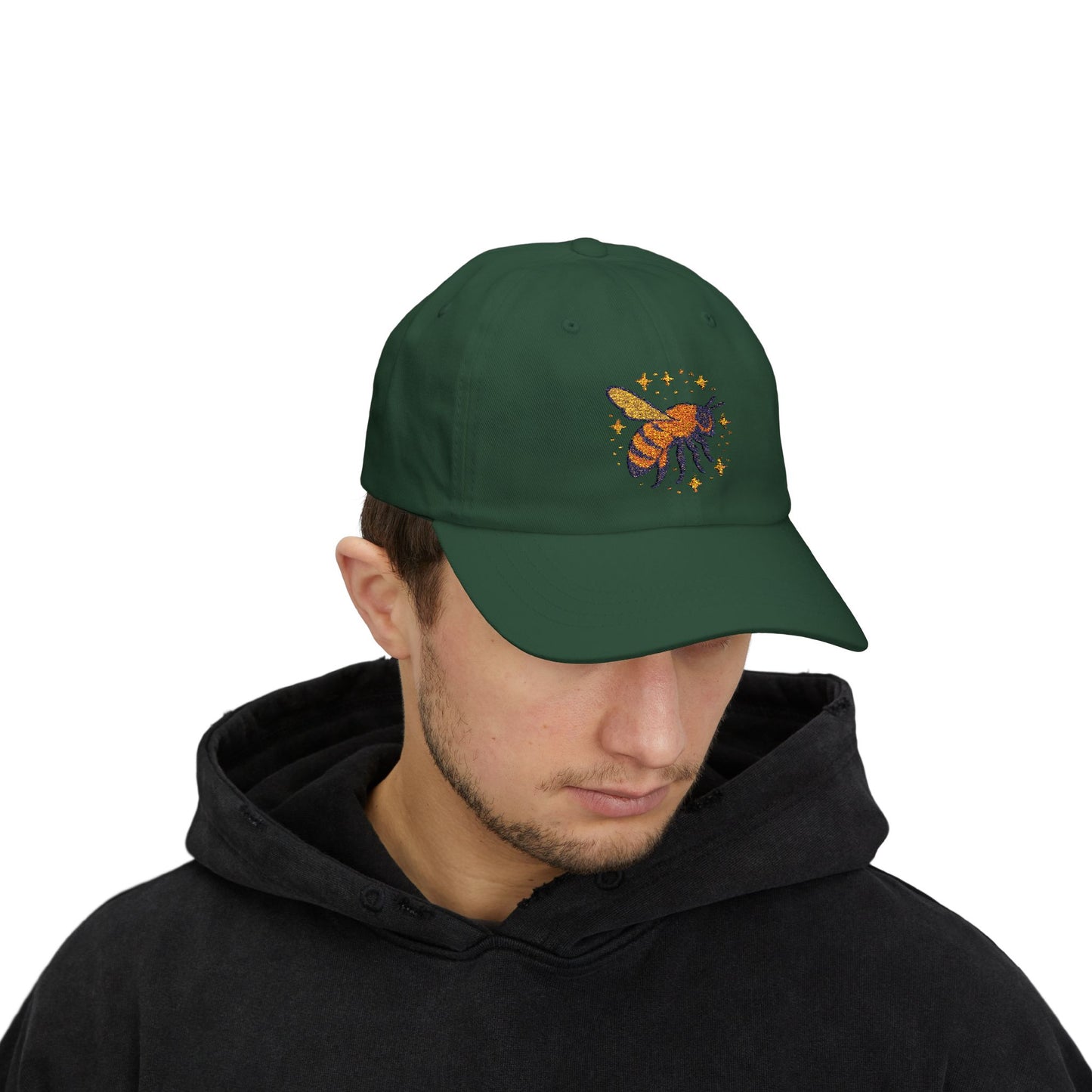 Dad cap with the worlds best bee