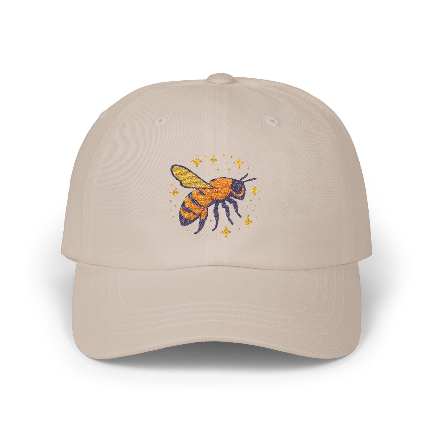 Dad cap with the worlds best bee