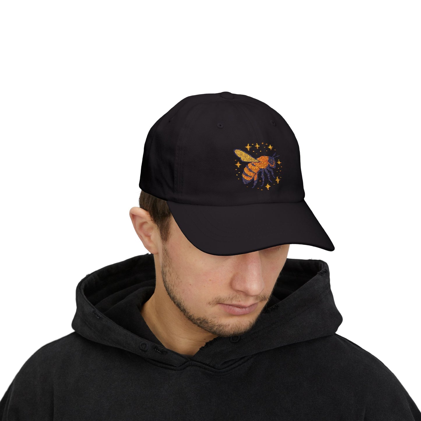Dad cap with the worlds best bee