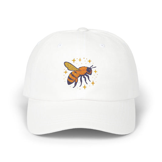 Dad cap with the worlds best bee