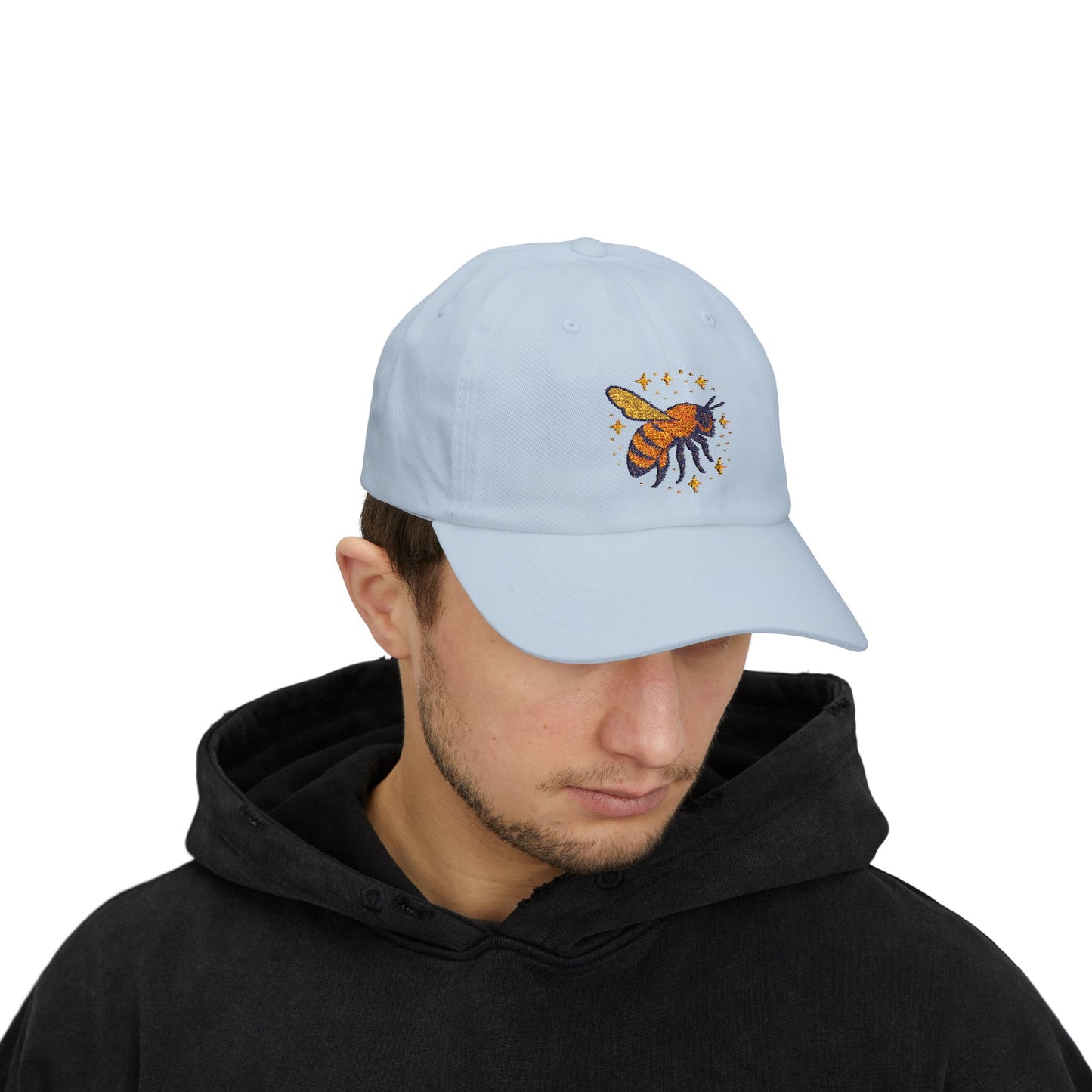 Dad cap with the worlds best bee