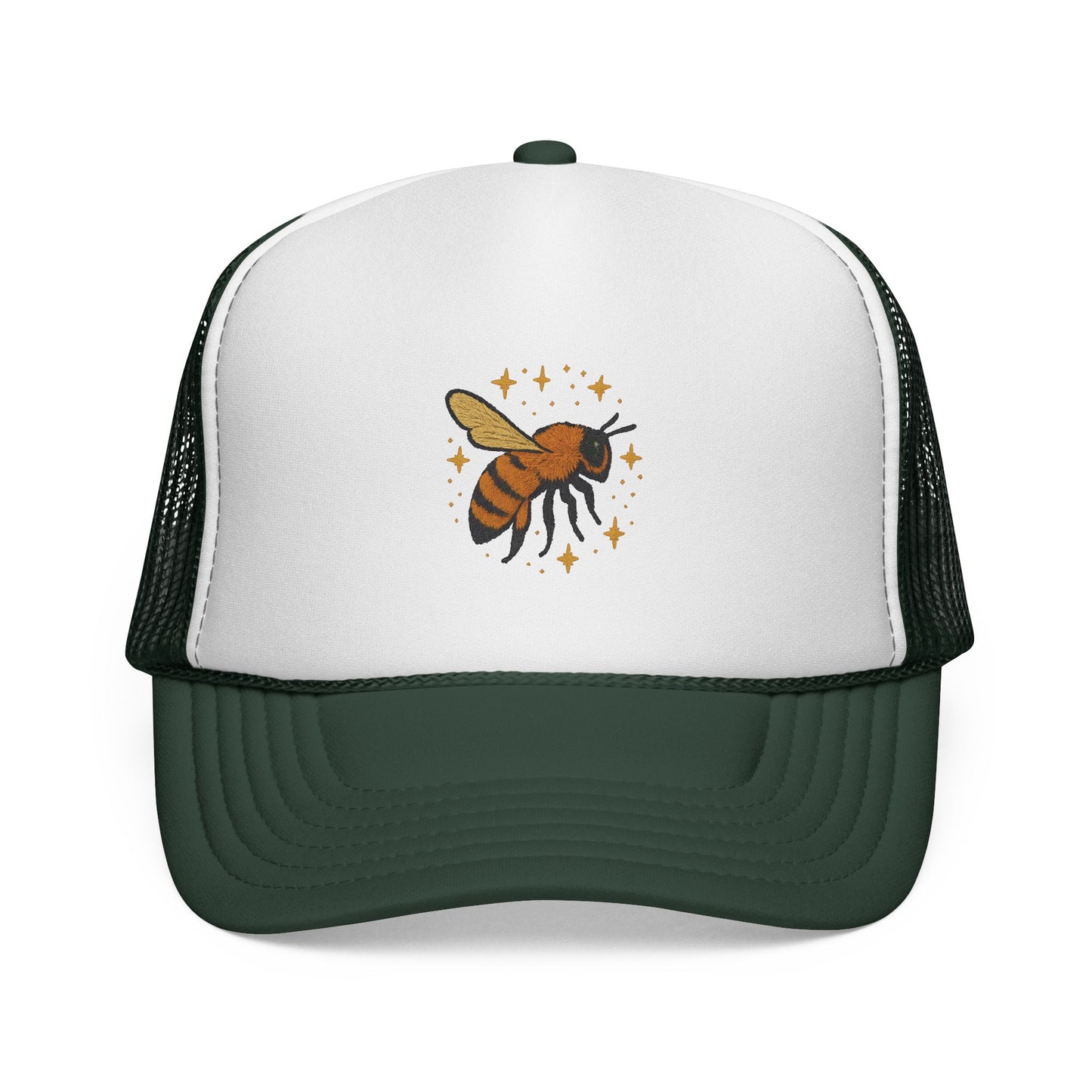 Trucker hat with the worlds best bee
