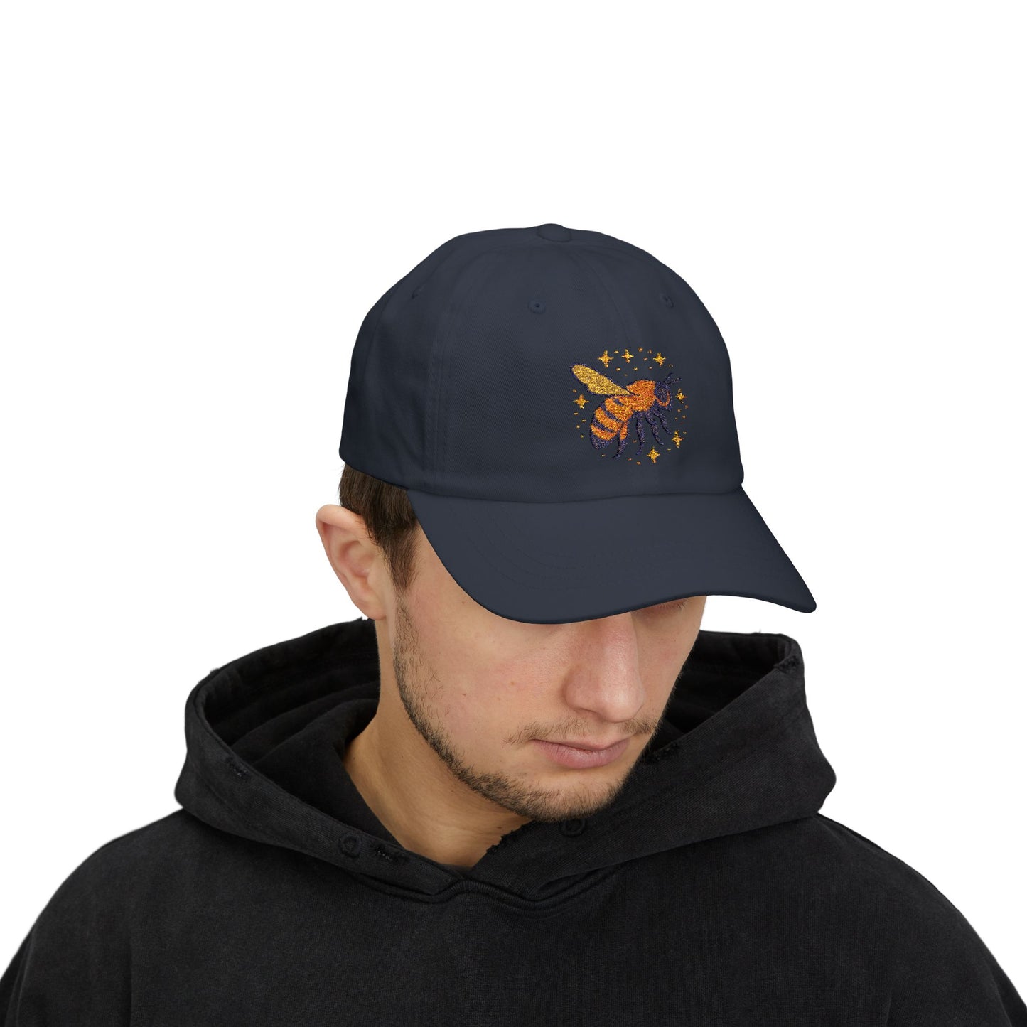 Dad cap with the worlds best bee