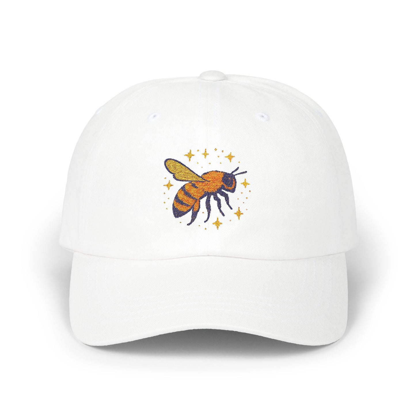 Dad cap with the worlds best bee